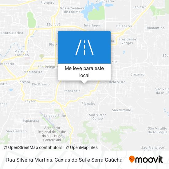 Rua Silveira Martins mapa