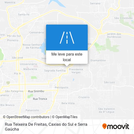 Rua Teixeira De Freitas mapa