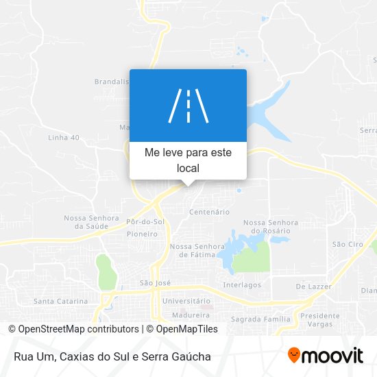 Rua Um mapa