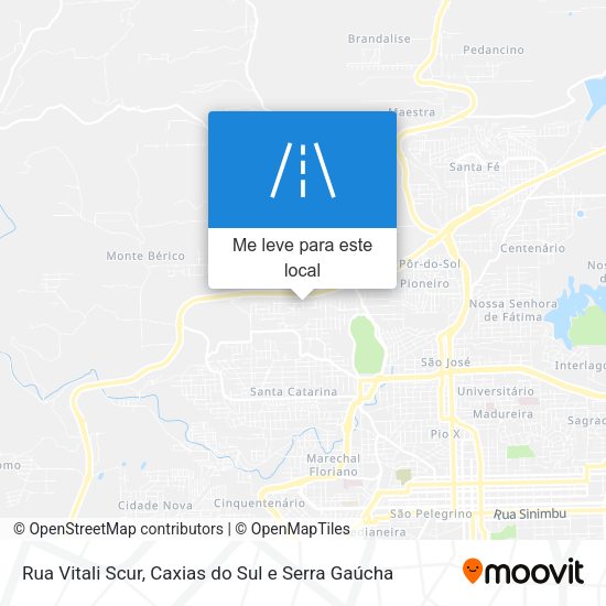 Rua Vitali Scur mapa