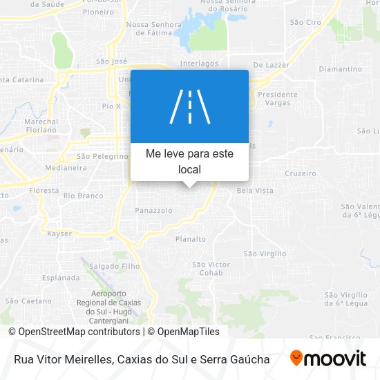 Rua Vitor Meirelles mapa