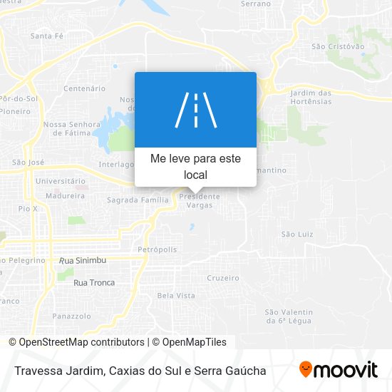 Travessa Jardim mapa
