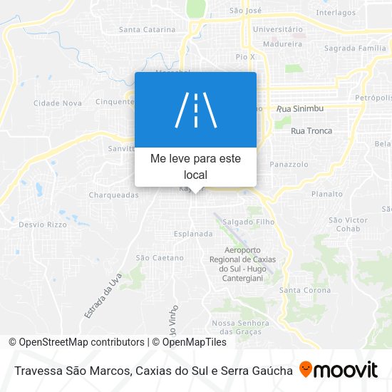 Travessa São Marcos mapa