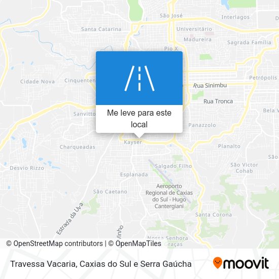 Travessa Vacaria mapa