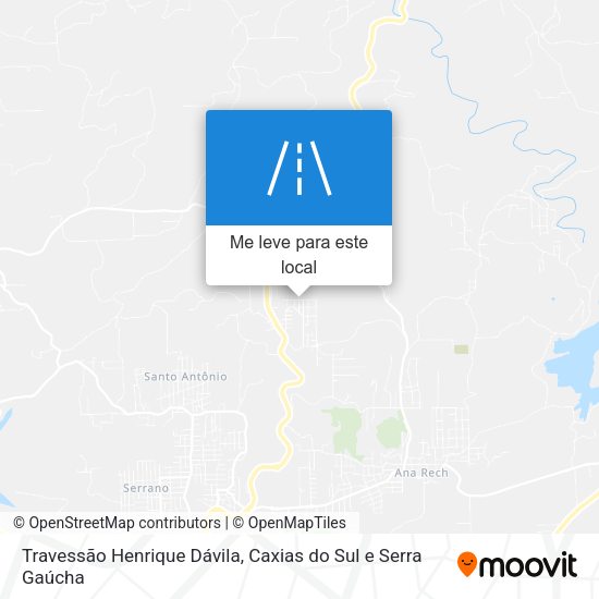 Travessão Henrique Dávila mapa