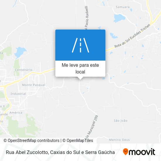 Rua Abel Zucolotto mapa