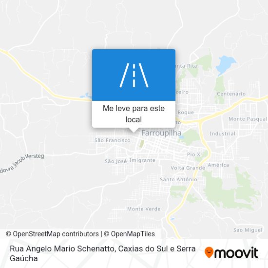 Rua Angelo Mario Schenatto mapa