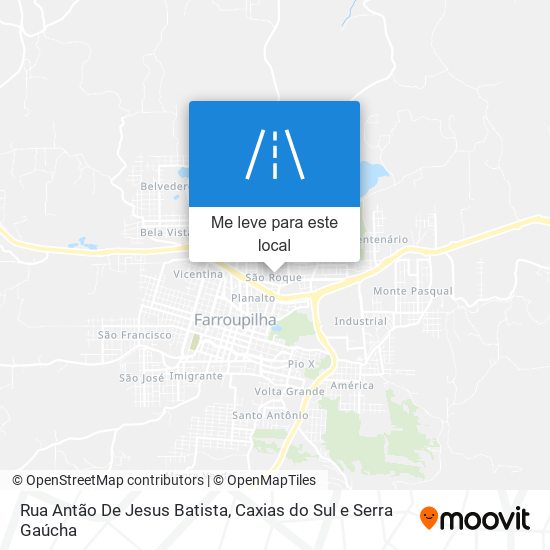 Rua Antão De Jesus Batista mapa