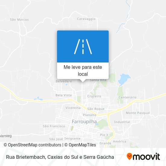 Rua Brietembach mapa