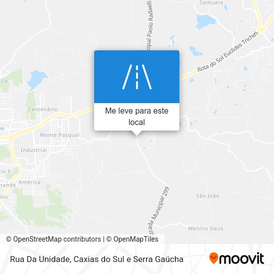 Rua Da Unidade mapa