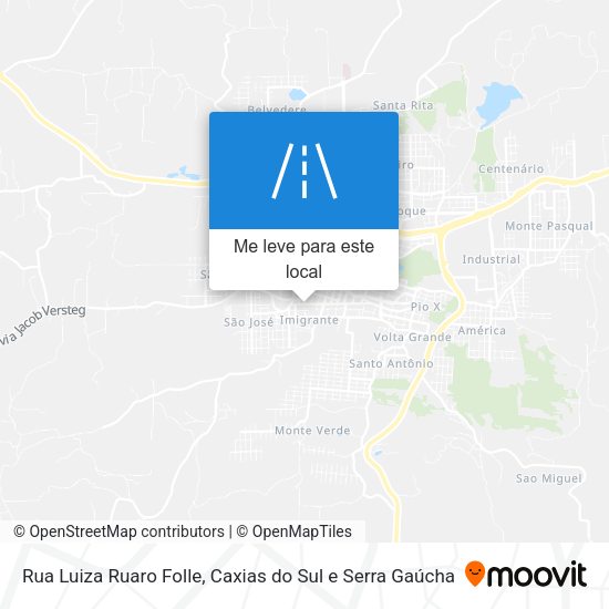 Rua Luiza Ruaro Folle mapa