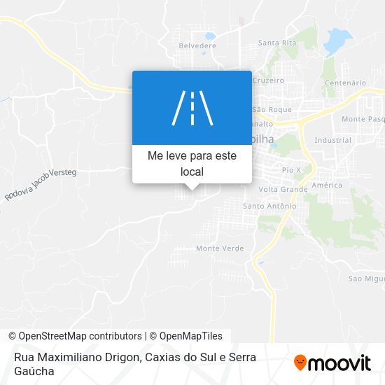 Rua Maximiliano Drigon mapa
