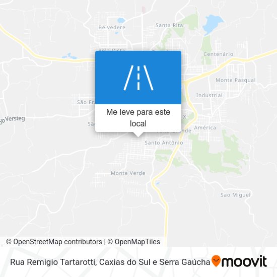 Rua Remigio Tartarotti mapa