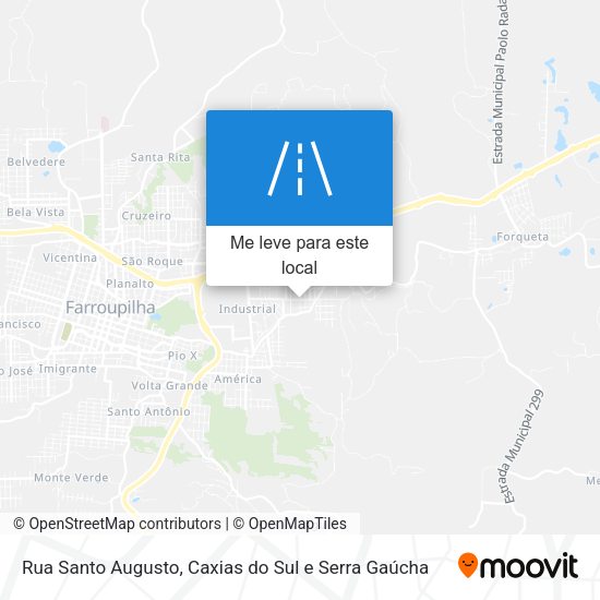 Rua Santo Augusto mapa