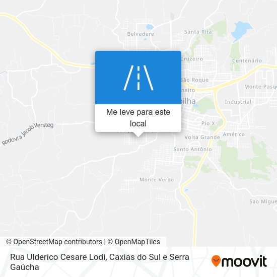 Rua Ulderico Cesare Lodi mapa