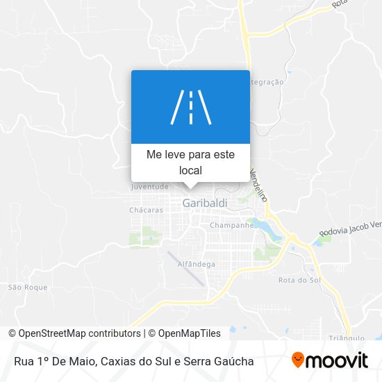 Rua 1º De Maio mapa