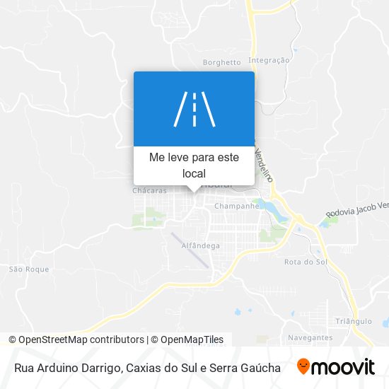 Rua Arduino Darrigo mapa