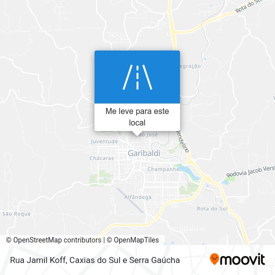 Rua Jamil Koff mapa