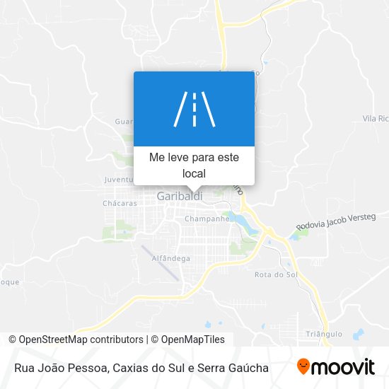 Rua João Pessoa mapa