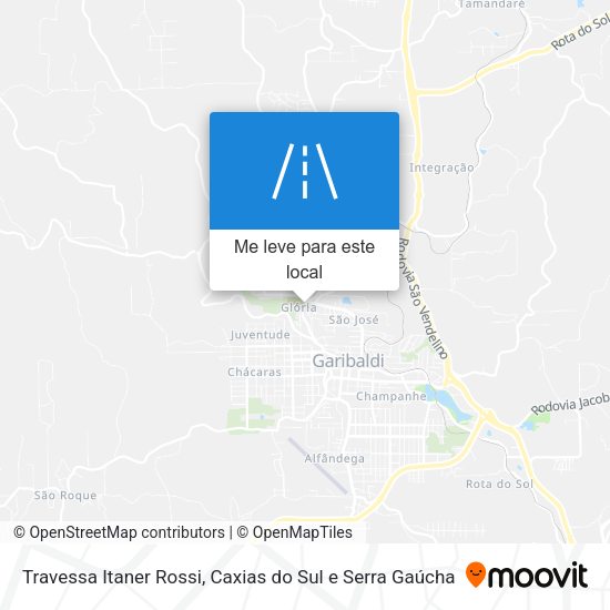 Travessa Itaner Rossi mapa