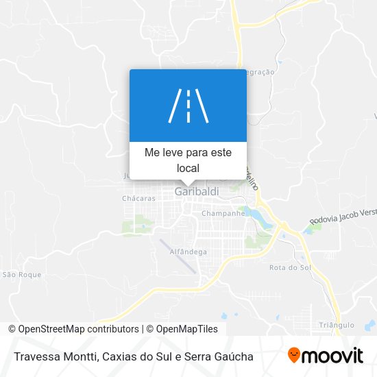 Travessa Montti mapa