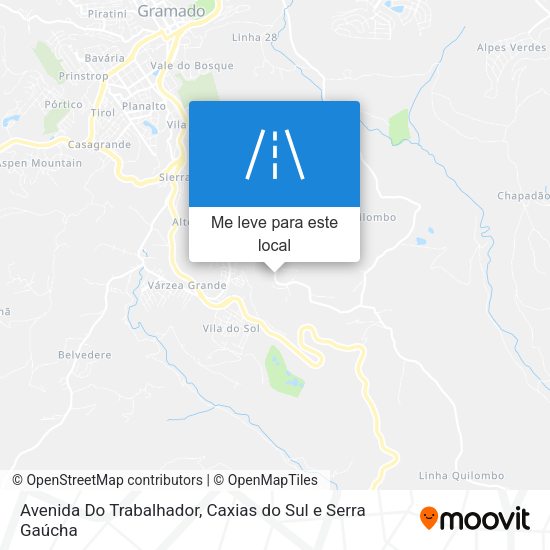 Avenida Do Trabalhador mapa