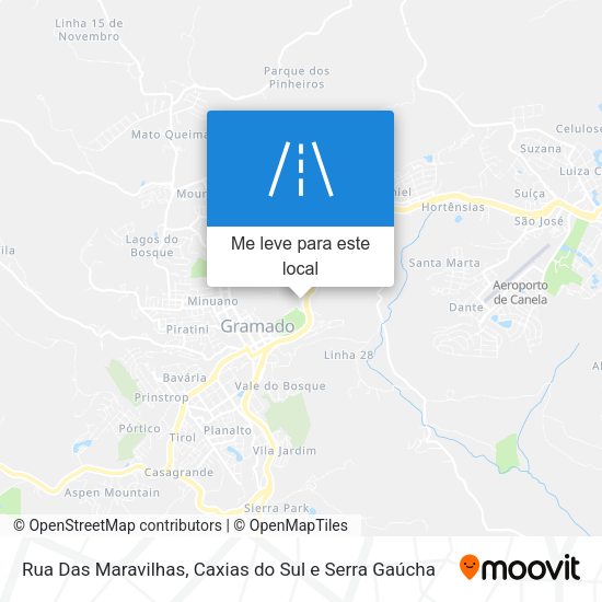 Rua Das Maravilhas mapa