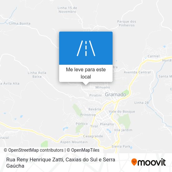 Rua Reny Henrique Zatti mapa