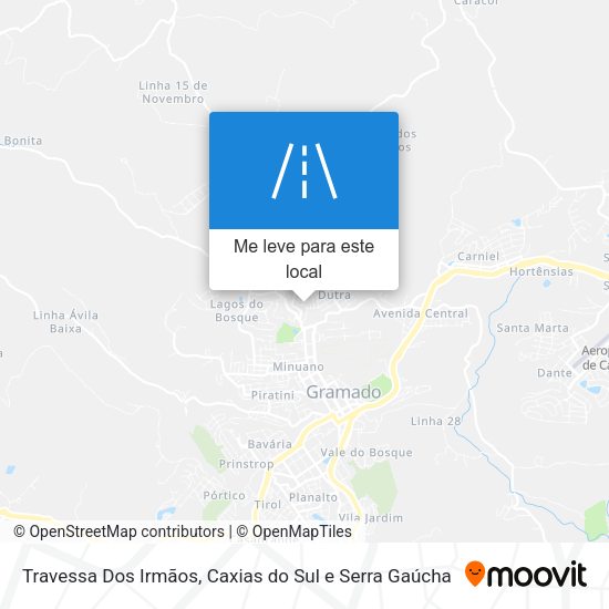 Travessa Dos Irmãos mapa
