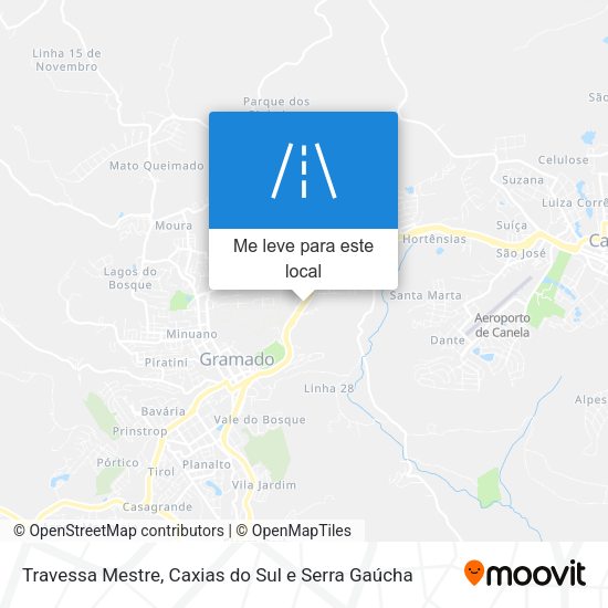 Travessa Mestre mapa
