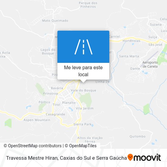 Travessa Mestre Hiran mapa