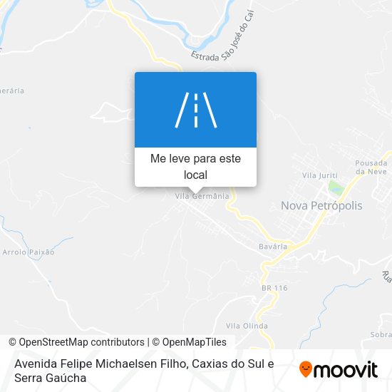 Avenida Felipe Michaelsen Filho mapa