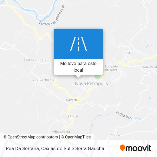 Rua Da Serraria mapa