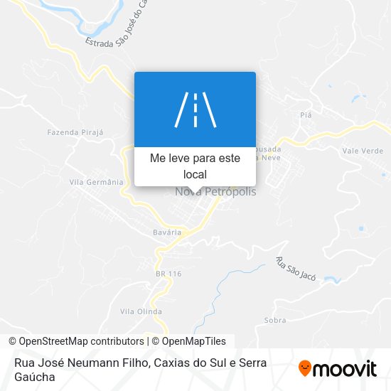 Rua José Neumann Filho mapa