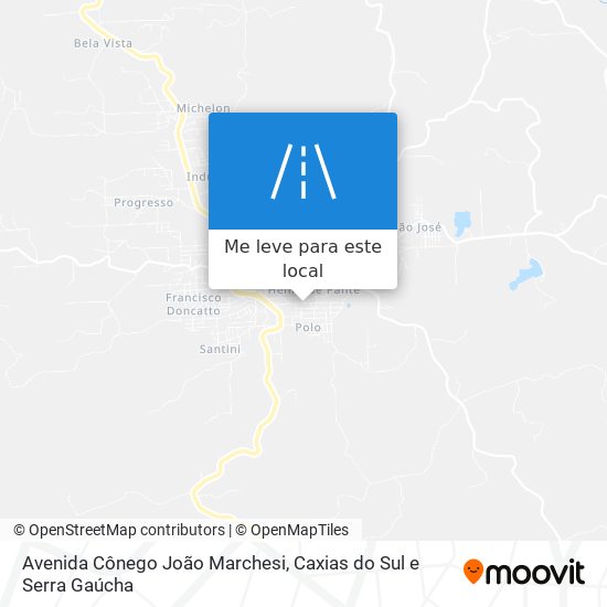 Avenida Cônego João Marchesi mapa