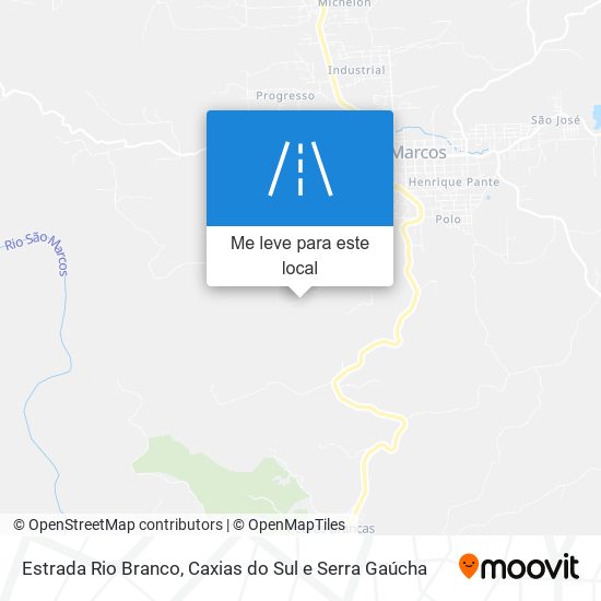 Estrada Rio Branco mapa