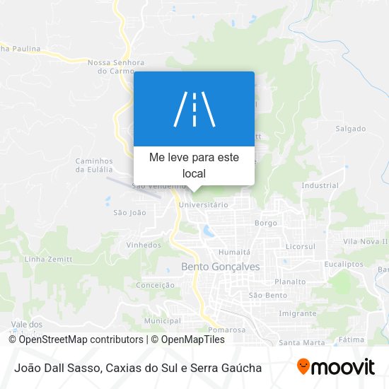 João Dall Sasso mapa