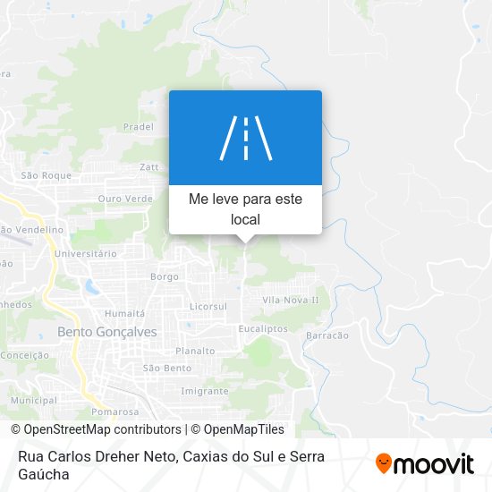 Rua Carlos Dreher Neto mapa