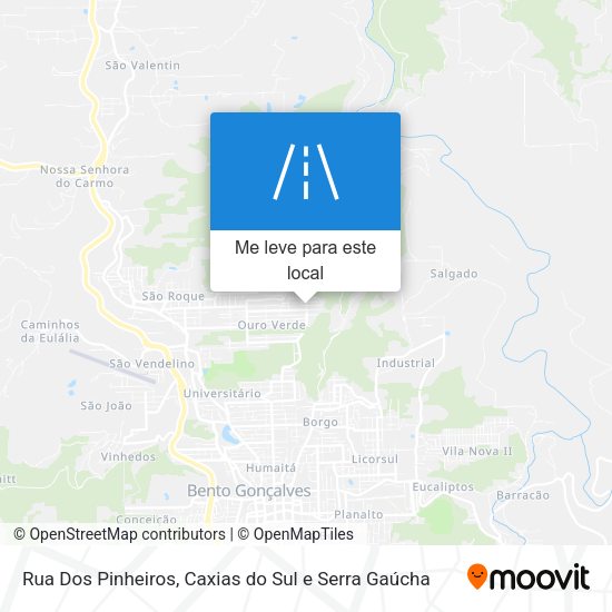 Rua Dos Pinheiros mapa