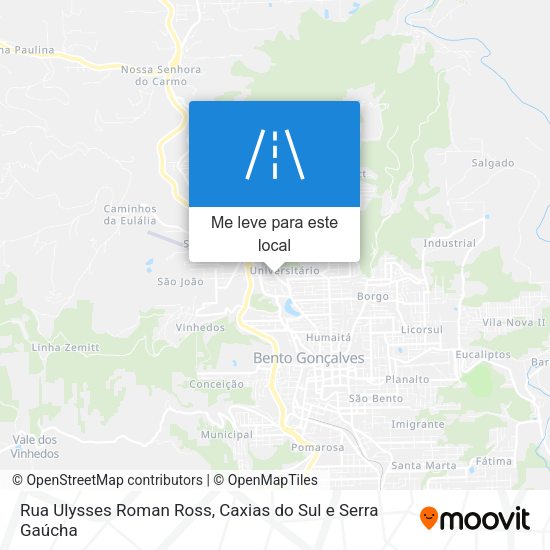 Rua Ulysses Roman Ross mapa