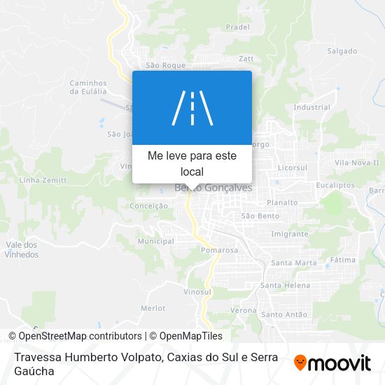 Travessa Humberto Volpato mapa