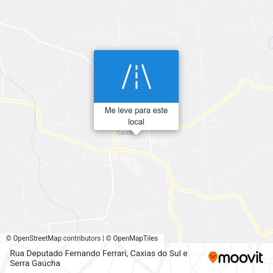 Rua Deputado Fernando Ferrari mapa
