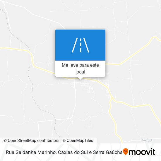 Rua Saldanha Marinho mapa