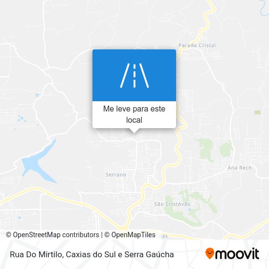 Rua Do Mirtilo mapa