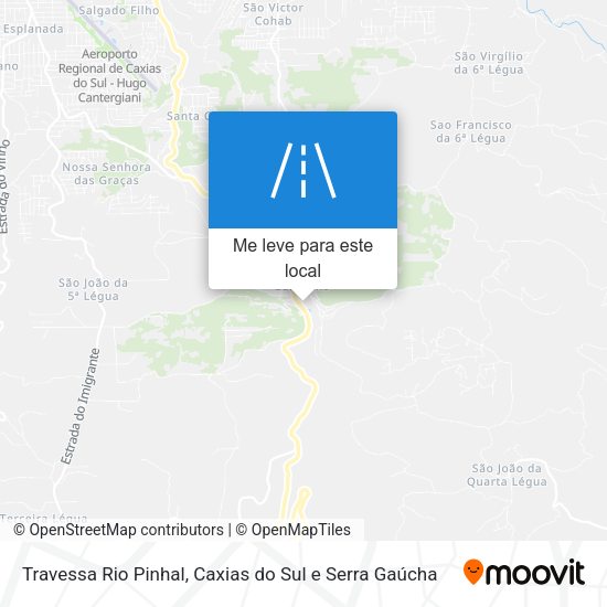 Travessa Rio Pinhal mapa