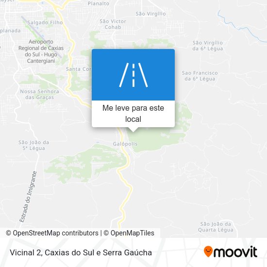 Vicinal 2 mapa