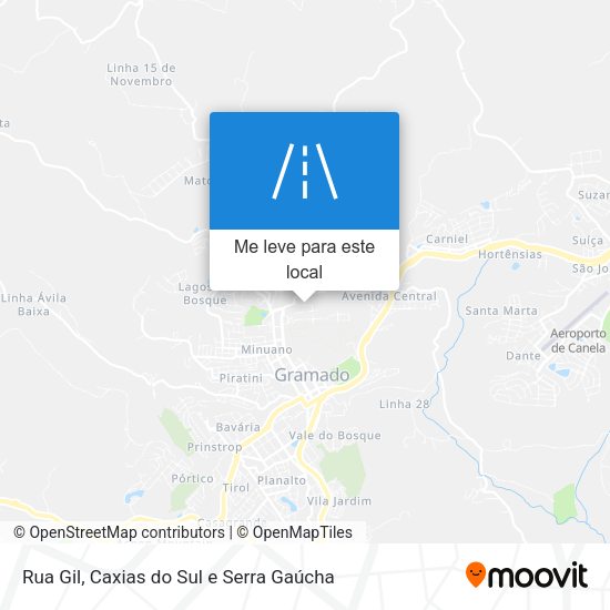 Rua Gil mapa