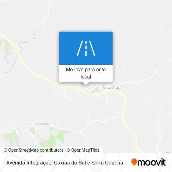 Avenida Integração mapa