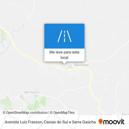 Avenida Luiz Frasson mapa