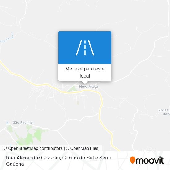 Rua Alexandre Gazzoni mapa